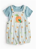 The Very Hungry Caterpillar Gingham Bibshorts Set Up to 3 mths