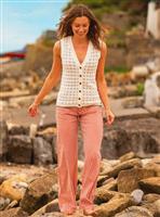 BRAKEBURN Stripe Straight Leg Jeans 10