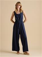 BRAKEBURN Embroidery Drawstring Tie Jumpsuit 12