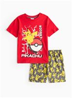 Pokemon Pikachu Print Pyjamas 7-8 years