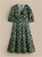 EVERBELLE Printed Poplin Midi Summer Dress 22