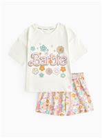 Barbie Floral Printed Pyjamas 10-11 years