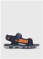 START-RITE Trekker Adjustable Walking Navy Sandals 3.5