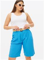 Blue Belted Longline Co-ord Shorts 14