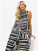Mono Print Sleeveless Co-ord Shell Top 20