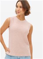 Pale Pink Slub Knitted Tank 20