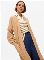 Camel Lightweight Longline Cardigan L