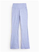 REAKTIV Blue Marl Yoga Soft Touch Wrap Waist Legging L