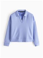 REAKTIV Blue Scuba Polo Sweat L