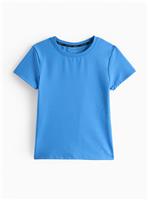 REAKTIV Blue Fitted Short Sleeve Top M