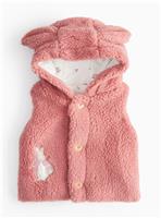 Peter Rabbit Pink Borg Fleece Gilet 12-18 months