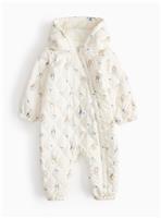 Peter Rabbit Character Print Quilted Pramsuit 12-18 months