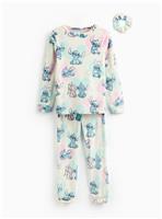 Disney Stitch Character Printed Slinky Pyjamas & Scrunchie 12-13 years