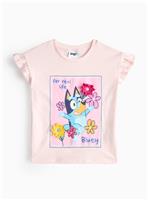 Bluey Flower Graphic T-Shirt 6-7 years