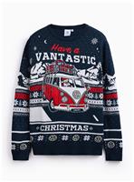 Volkswagen Camper Van Slogan Christmas Jumper XXL