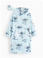 Stitch Print Fleece Hooded Blanket 11-12 years