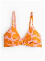 Tu X Scion Coral Printed Twist Front Bikini Top 22