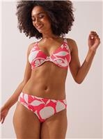 Pink Fruit Printed High Leg Bikini Bottoms 16