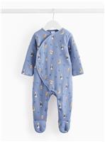 Peter Rabbit Wrap Front 2.5 Tog Sleepsuit Newborn