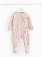 Peter Rabbit Pink 2.5 Tog Wrap Front Sleepsuit 6-9 months