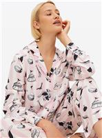 Disney Dumbo Printed Pink Striped Pyjamas M