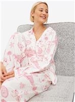Pink Saint-Tropez Printed Traditional Pyjamas S