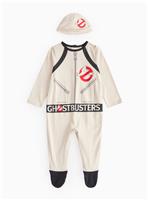 Halloween Ghostbuster Printed Sleepsuit & Hat Up to 1 mth