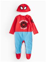 Spider-Man Sleepsuit & Hat Set Up to 3 mths