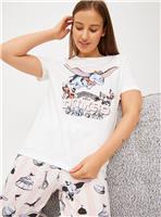 Disney Dumbo Print Striped Pyjamas XL