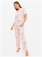 Winnie The Pooh Pink Toile De Jouy Print Pyjamas M