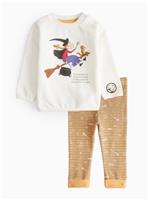 Halloween Room On The Broom Sweatshirt & Leggings Set Up to 3 mths
