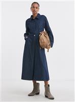 JD WILLIAMS A Line Denim Shirt Dress 30