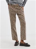 JD WILLIAMS Leopard Straight Leg Crop 10