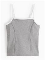 REAKTIV Grey Colourblock Built-In Support Vest XXL