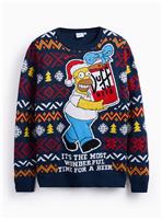 Simpsons Christmas Jumper XL