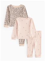 Printed Pyjama Sets 2 Pack 12-18 months