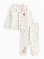 Peter Rabbit Cream Flower Printed Pyjamas Up to 3 mths