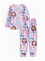Gabby's Dollhouse Print Lilac Slinky Fleece Pyjamas 2-3 years