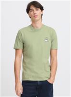CASUAL FRIDAY Pale Green Embroidered T-Shirt M