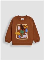 JOJO MAMAN BÉBÉ Dino Boucle Sweatshirt Up To 3 mths