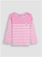 JOJO MAMAN BÉBÉ Mermaid Pocket Breton Top 2-3 Years