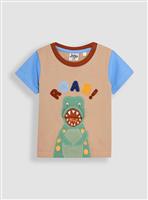 JOJO MAMAN BÉBÉ Roar Applique Interactive T-Shirt 5-6 Years