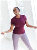 REAKTIV Burgundy Short Sleeve Base Layer Everyday Tee XS