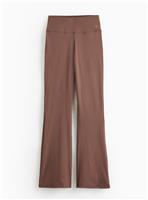 REAKTIV Taupe Soft Touch Yoga Kick Flare Legging XXL