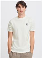 CASUAL FRIDAY Off White Printed Short Sleeve T Shirt M