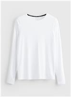 REAKTIV White Mesh Long Sleeve Workout Top L