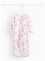 Lilac Chequered Halloween Print Sleepsuit 18-24 months