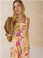 EVERBELLE Floral Dropped Waist Summer Maxi Dress 16