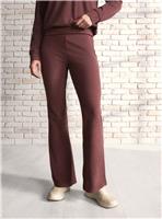 REAKTIV Dark Red Luxe Lounge Fold Over Waist Flare M