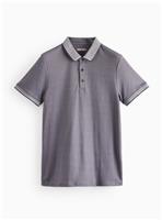 Grey Two Tone Polo Shirt XXXL